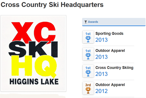 The Cross Country Ski Headquarters was voted this year's winner for best Sports & Recreation Sporting Goods shop from Click on Detroit's Vote4theBest contest! 