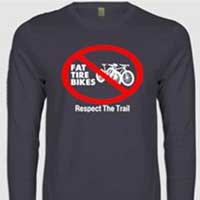 No Fat Tire Bikes t-shirts