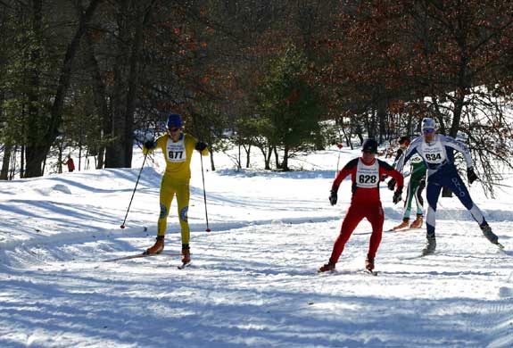 Michigan Cup cross country ski sprint race