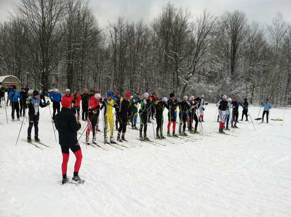 Winterstart cross country ski race, Senior start