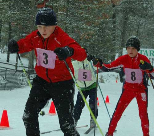 Junior Vasa cross country ski race
