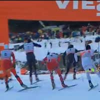 Video: Simi Hamilton's historic Tour de Ski stage win