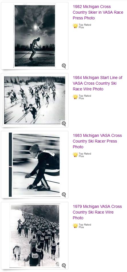 Vintage photos from the North American Vasa cross country ski race