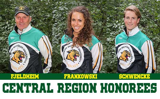 MARQUETTE, Mich. – Northern Michigan University senior Rosie Frankowski and freshman Fredrik Schwencke were voted as the Central Region Female and Male Athletes of the Year as voted by the Central Collegiate Ski Association coaches. In addition, NMU head coach Sten Fjeldheim has been named the Central Region Men’s Coach of the Year by the CCSA