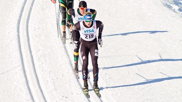 Erik Bjornsen (pictured here) and Becca Rorabaugh took U.S. titles in the 15k and 10k classic races, leading a three-medal effort by APU Nordic at the 2014 U.S. Cross Country Championships at the 2002 Olympic venue at Soldier Hollow on Saturday. (Sarah Brunson/U.S. Ski Team)