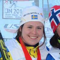 Husky Ulrika Axelsson 2nd in Classic Sprint at Junior Nationals
