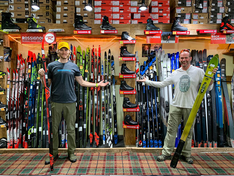 Northbound Outfitters and Cross Country Ski Shop have backcountry, touring, racing, classic and skate skis