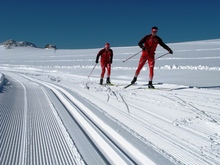 Swiss cross country skiing in Les Diablerets