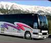 Bus from Bozeman to West Yellowstone for the Ski Festival