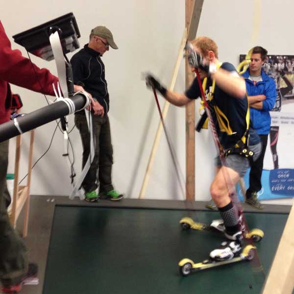 CXC Skiing offers performance testing on 10x12 roller skiing treadmill