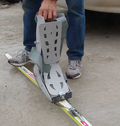 bionic boot and binding cross country ski system