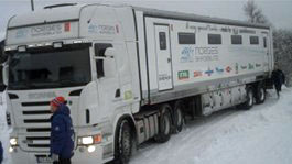 Norwegian cross country ski wax truck