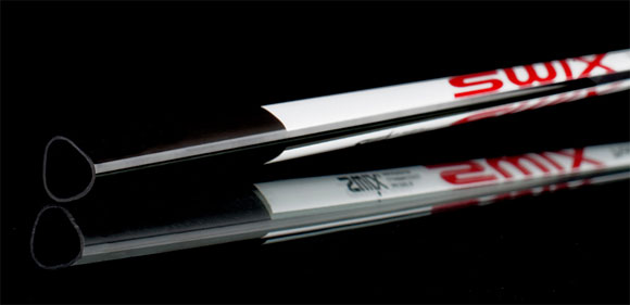 Swix Triac® 1.0 cross country ski pole shaft is triangular