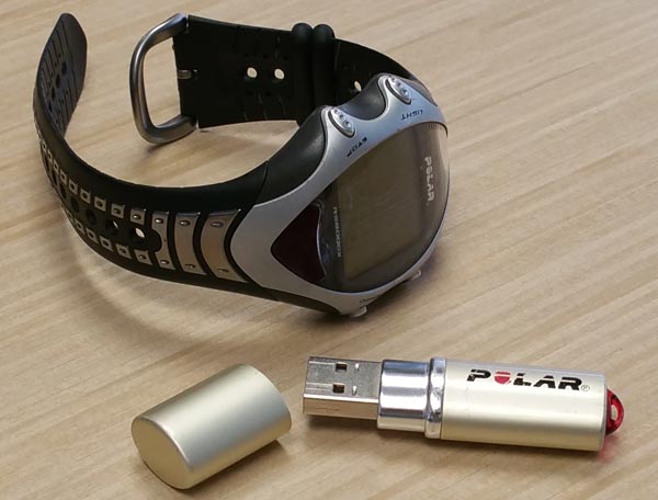 Polar RS800CX heart rate monitor and Polar USB IrDA Adapter