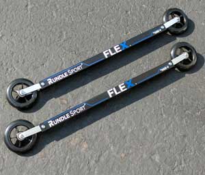 UPDATED: Rundle Sport FLEX Skate Roller Skis tame rough roads