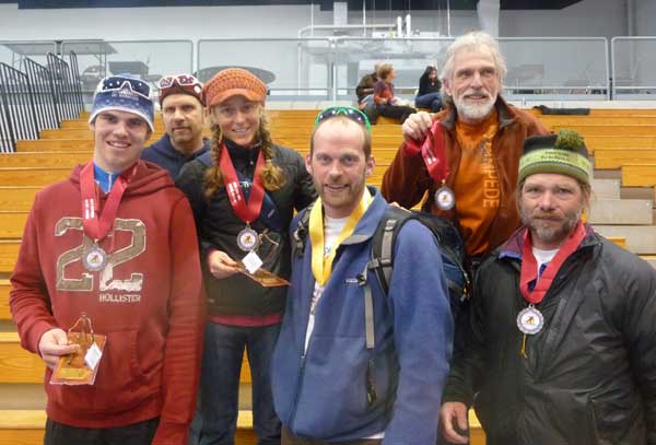 Michigan Cup men at the 2011 Great Bear Chase cross country ski race