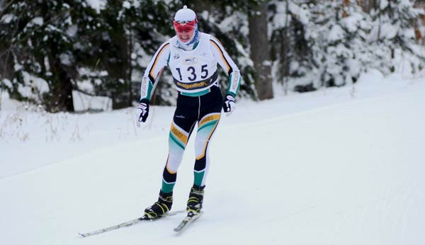 Kyle Bratrud was in a league of his own today, said NMU head nordic skiing coach Sten Fjeldheim