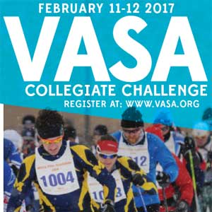 2017 Vasa announces Collegiate Challenge