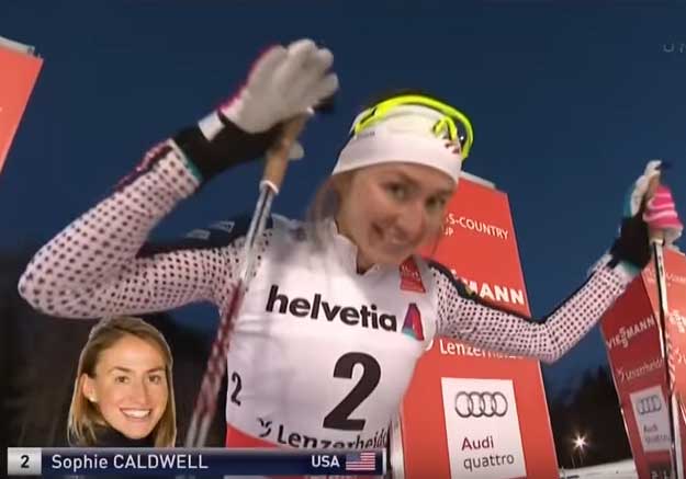 VIDEO: Tour de Ski Stage 1, Women's final sprint