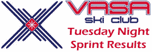 Vasa Ski Club sprint results: 2/9/2016