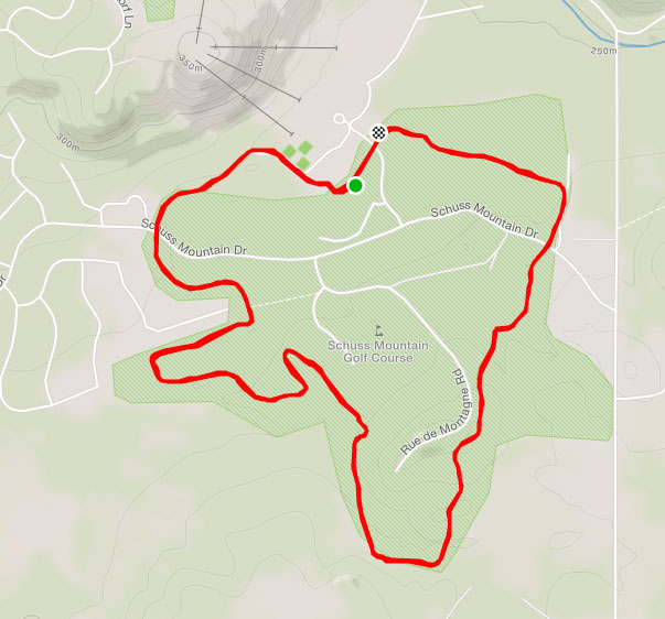 White Pine Stampede course for 2018