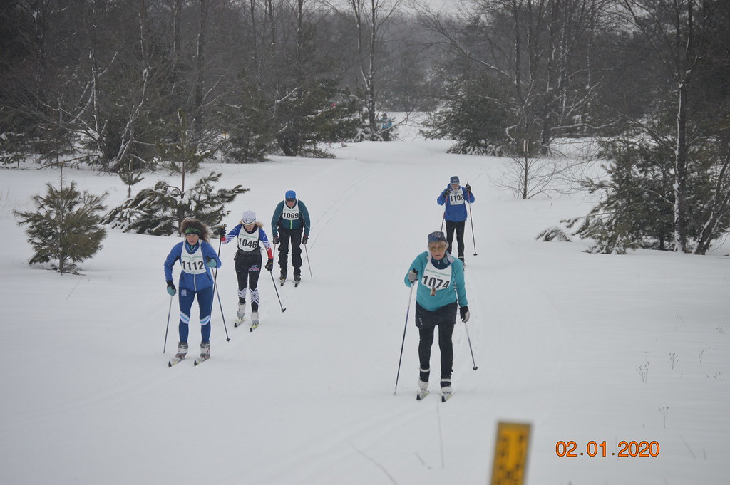 White Pine Stampede skiers