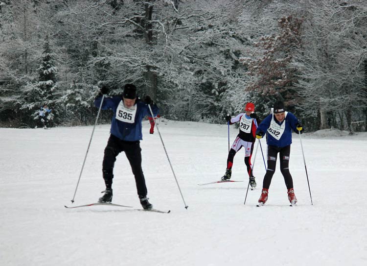 Cote Dame Marie Ski Loppet, fight to the finish line