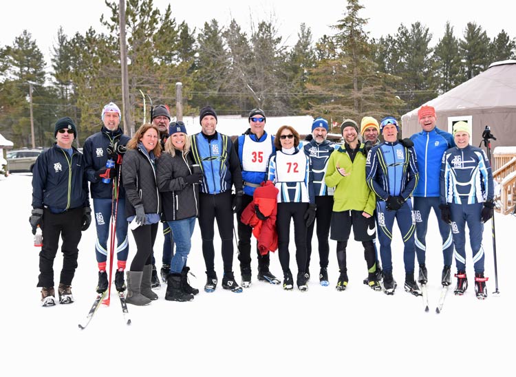 Cross Country Ski Headquarters team raced in honor of Larry