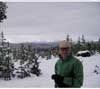 Skiable snow falls in West Yellowstone.