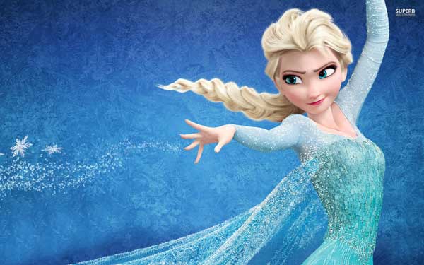 We need Elsa, Princess of Arendelle, to make snow for skiers
