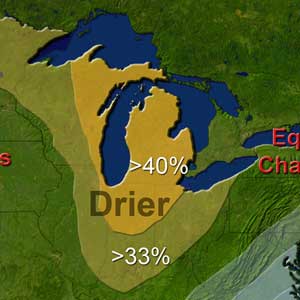 Michigan: warmer, drier this winter