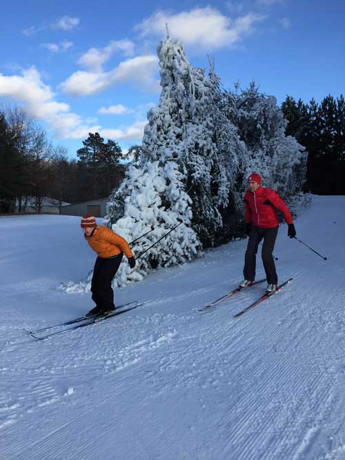 Practice xc ski trail at Cross Country Ski Headquarters