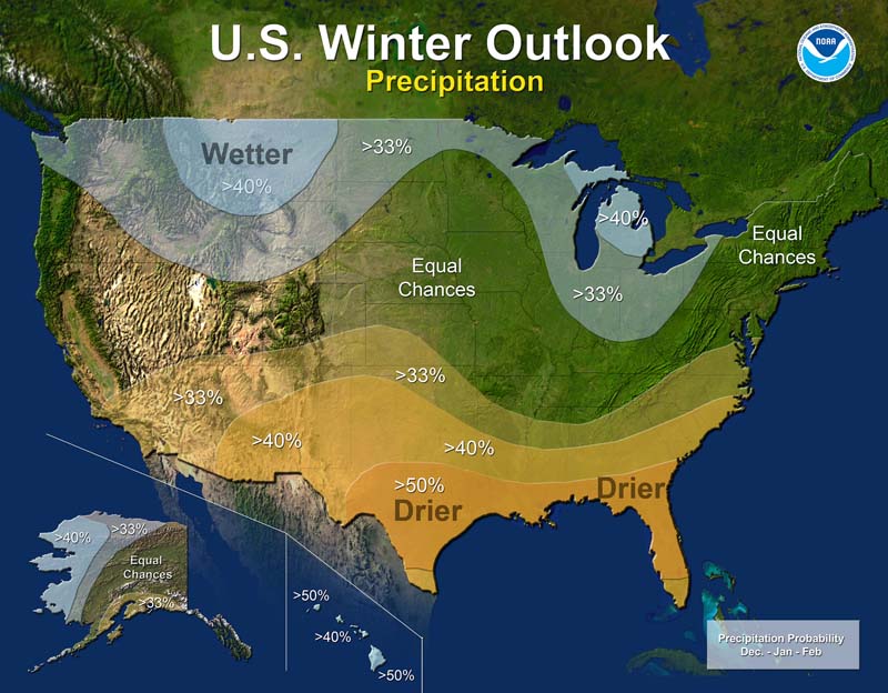 2016-2017 U.S. Winter Outlook - Precipitation