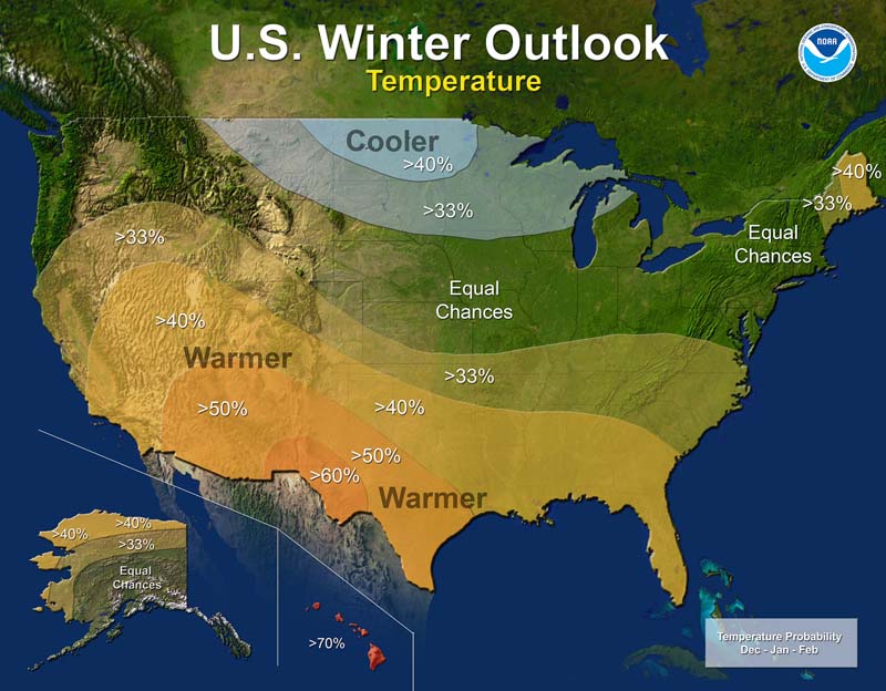 2016-2017 U.S. Winter Outlook - Temperature