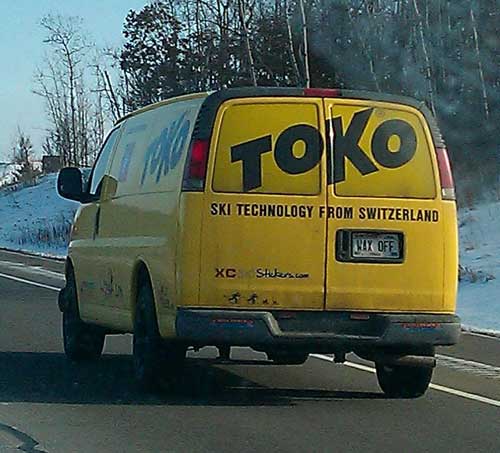 Toko ski wax van
