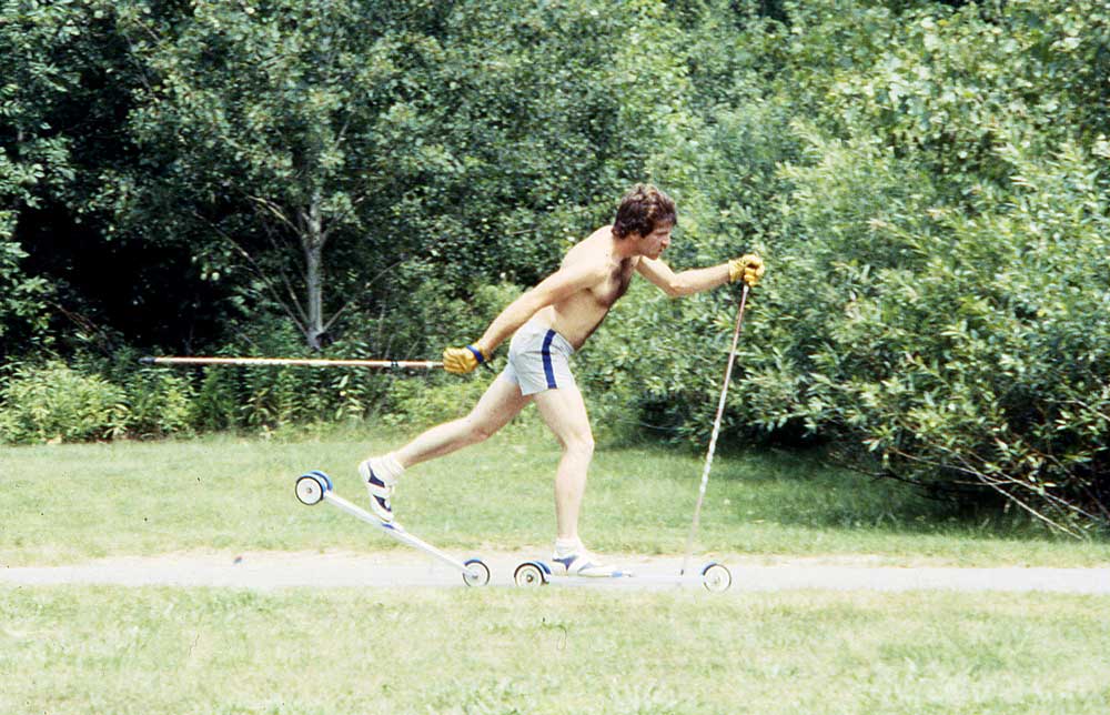 1982, more roller skiing