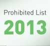 WADA publishes 2013 Prohibited List