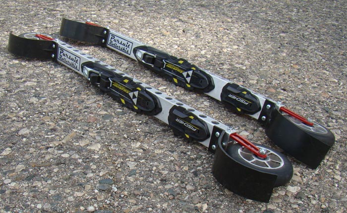 top-view of Pursuit Fork Flex Rollerski