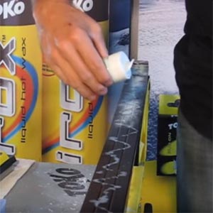 Feature image for Applying Toko HF Blue mixed with X-Cold Powder