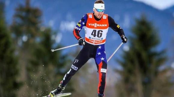 Andy Newell competing earlier this season. Newell finished 12th today in the Drammen classic sprint World Cup.