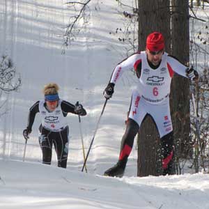 Feature image for Eli Brown and Rebecca Davis stride to wins in Black Mountain Classic
