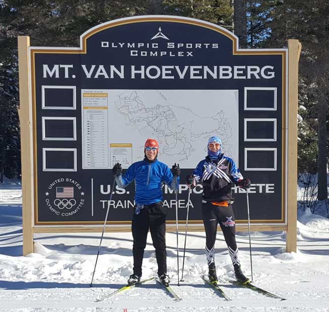 Doug and Glenn at Mt. Van Hovenburg