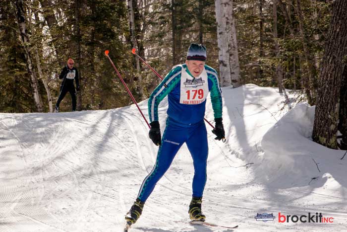 Richard Clark at the Great Bear Chase XC ski race