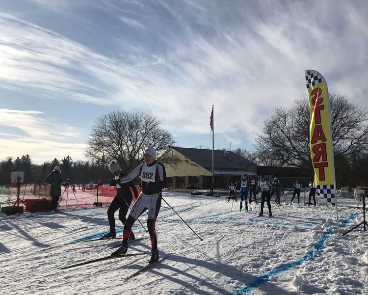2021 Frosty Freestyle race start