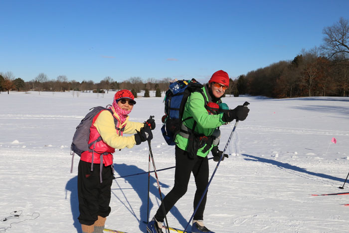 Marvin Boluyt trains for the 100km virtual Canadian Ski Marathon
