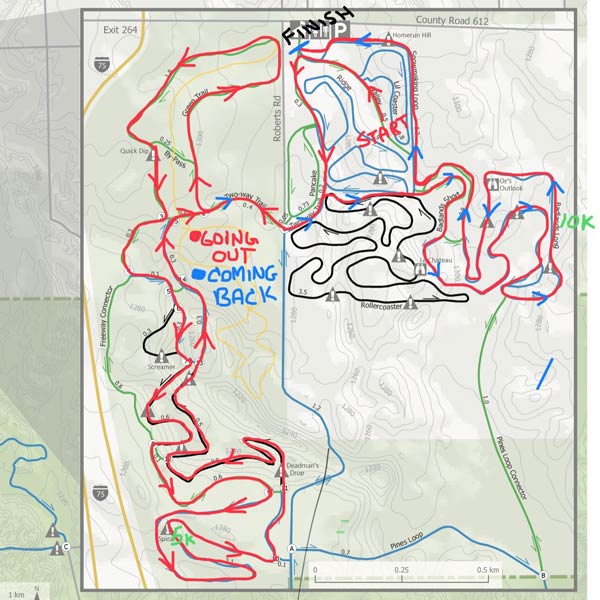Feature image for Race course maps for  Michael Seaman Memorial Classic