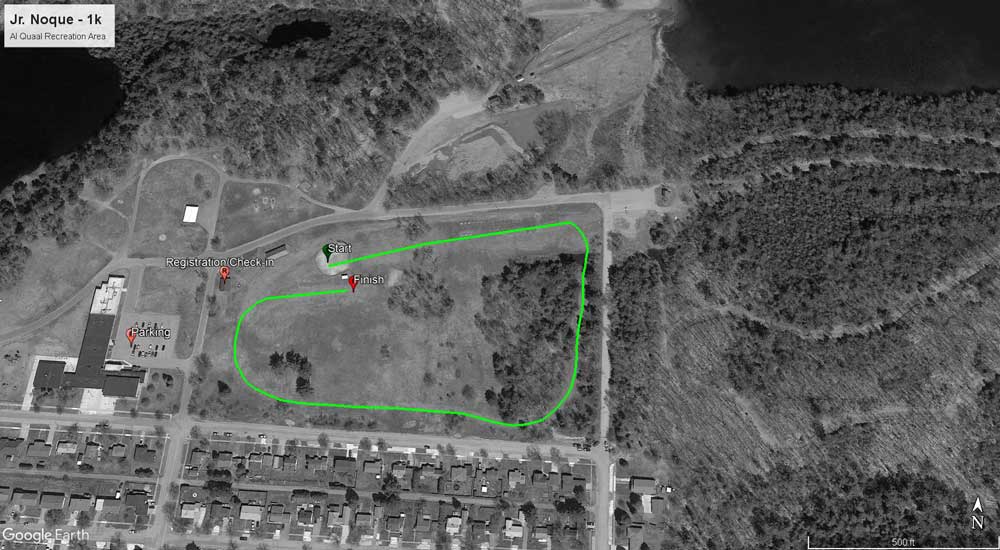 Junior Noque 1k Course Map