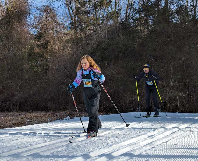 Avery Ludlow on her second lap in the Krazy Klassic