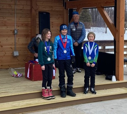 Beech Nut Youth Cross country ski race a Nubs Nob