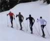 Feature image for XC ski classic intervals by the US and Canadian National Teams